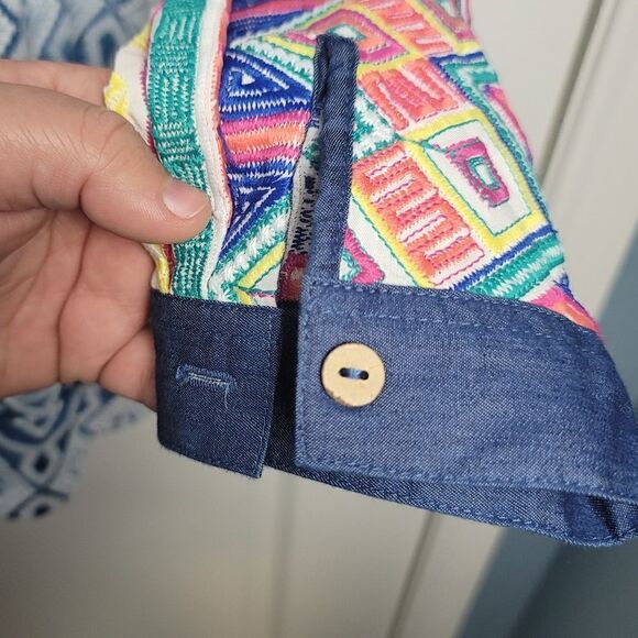 JOHN + MARK Multi Pattern Button Down - Picture 8 of 16